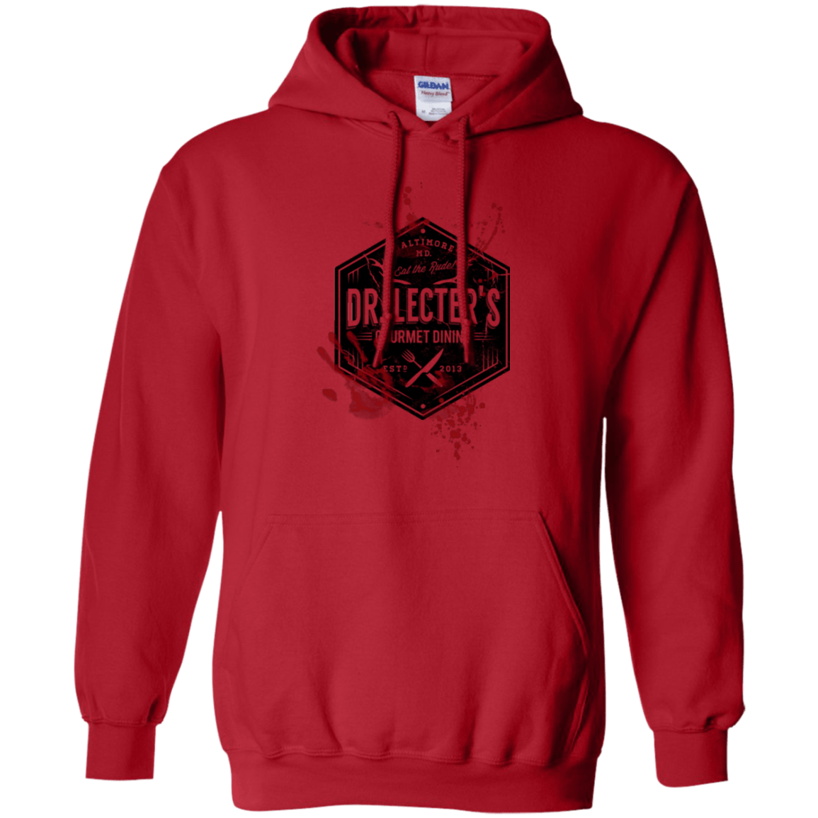 Sweatshirts Red / Small Dr. Lecter's Gourmet Dining Pullover Hoodie