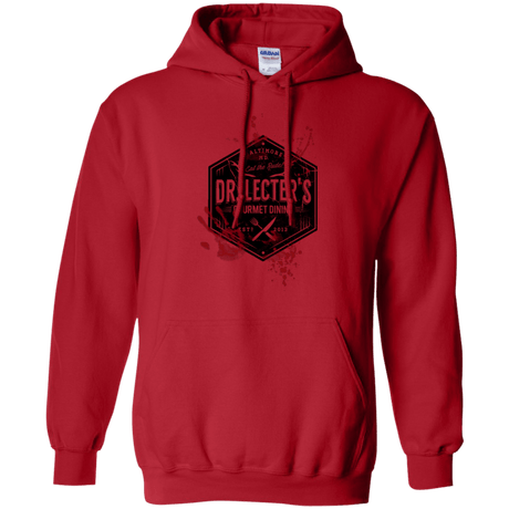 Sweatshirts Red / Small Dr. Lecter's Gourmet Dining Pullover Hoodie