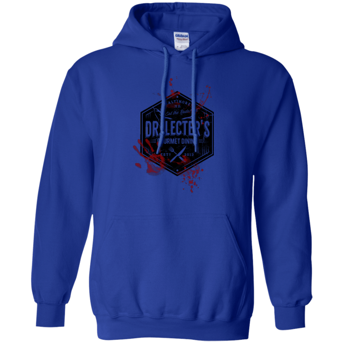 Sweatshirts Royal / Small Dr. Lecter's Gourmet Dining Pullover Hoodie