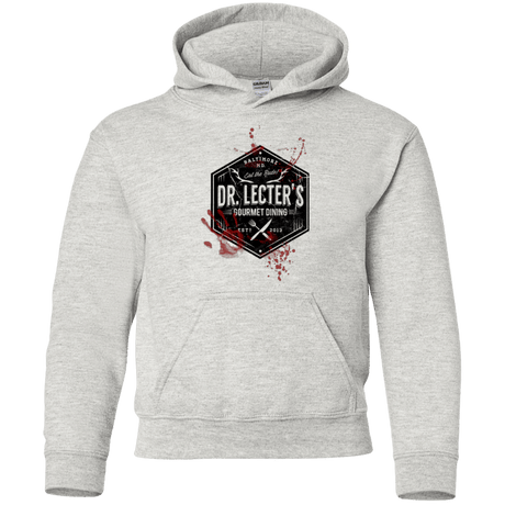Sweatshirts Ash / YS Dr. Lecter's Gourmet Dining Youth Hoodie