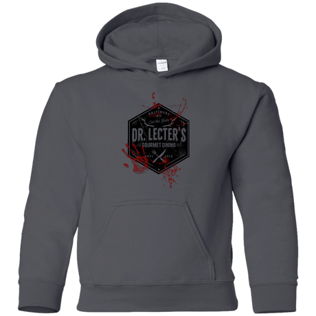 Sweatshirts Charcoal / YS Dr. Lecter's Gourmet Dining Youth Hoodie