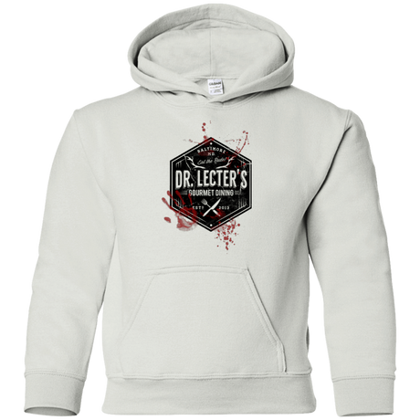 Sweatshirts White / YS Dr. Lecter's Gourmet Dining Youth Hoodie