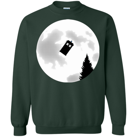 Sweatshirts Forest Green / Small Dr Phone Home Crewneck Sweatshirt