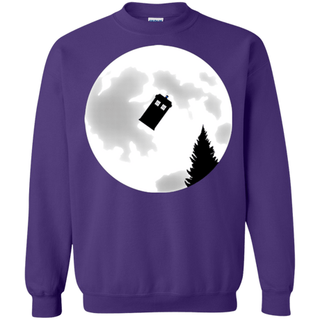 Sweatshirts Purple / Small Dr Phone Home Crewneck Sweatshirt