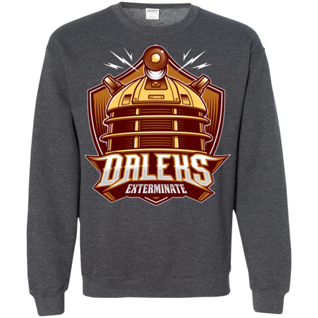 Sweatshirts Dark Heather / Small Dr. Who Daleks Crewneck Sweatshirt