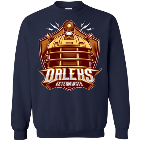Sweatshirts Navy / Small Dr. Who Daleks Crewneck Sweatshirt