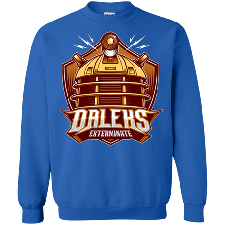 Sweatshirts Royal / Small Dr. Who Daleks Crewneck Sweatshirt