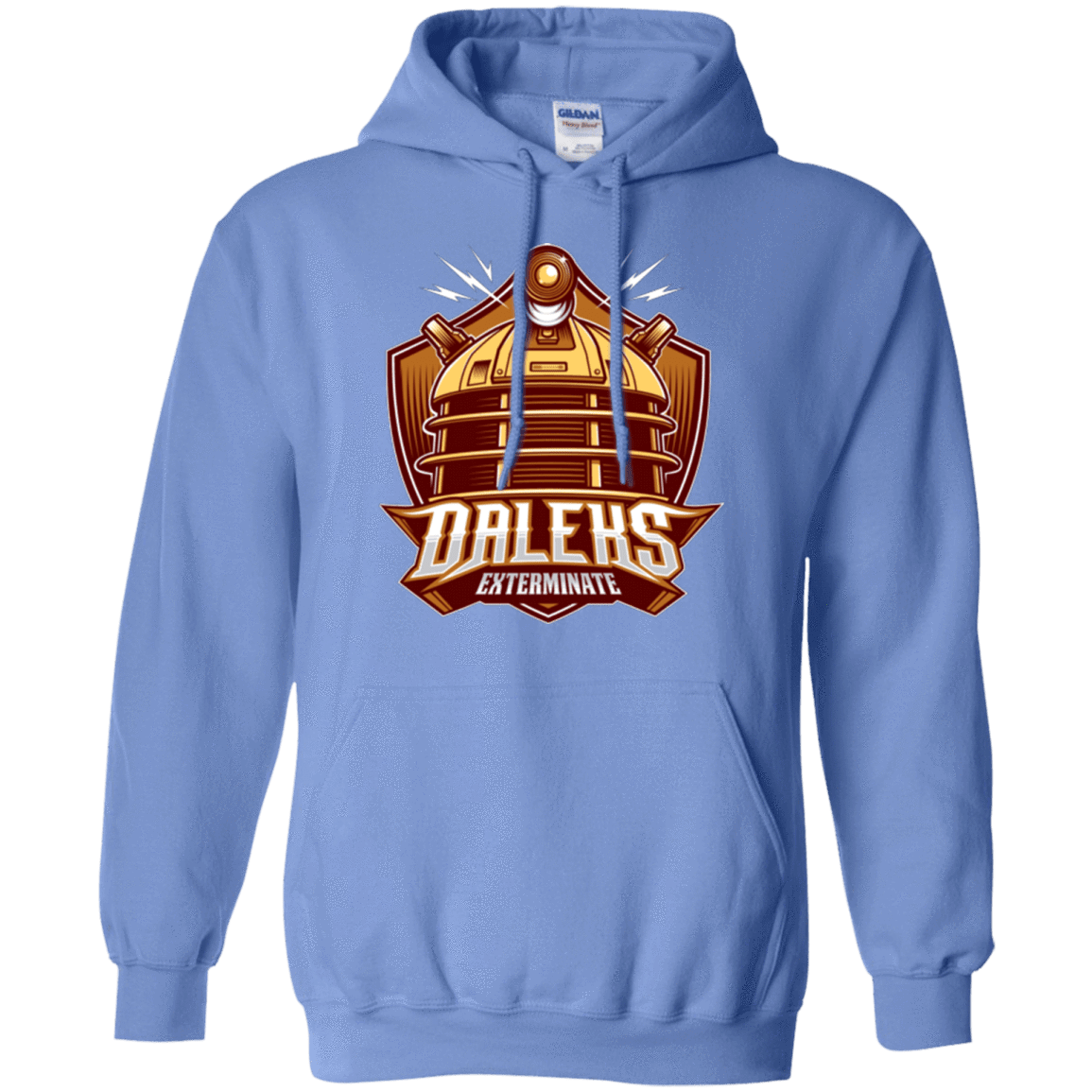 Sweatshirts Carolina Blue / Small Dr. Who Daleks Pullover Hoodie
