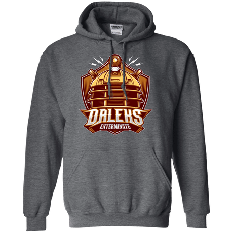 Sweatshirts Dark Heather / Small Dr. Who Daleks Pullover Hoodie