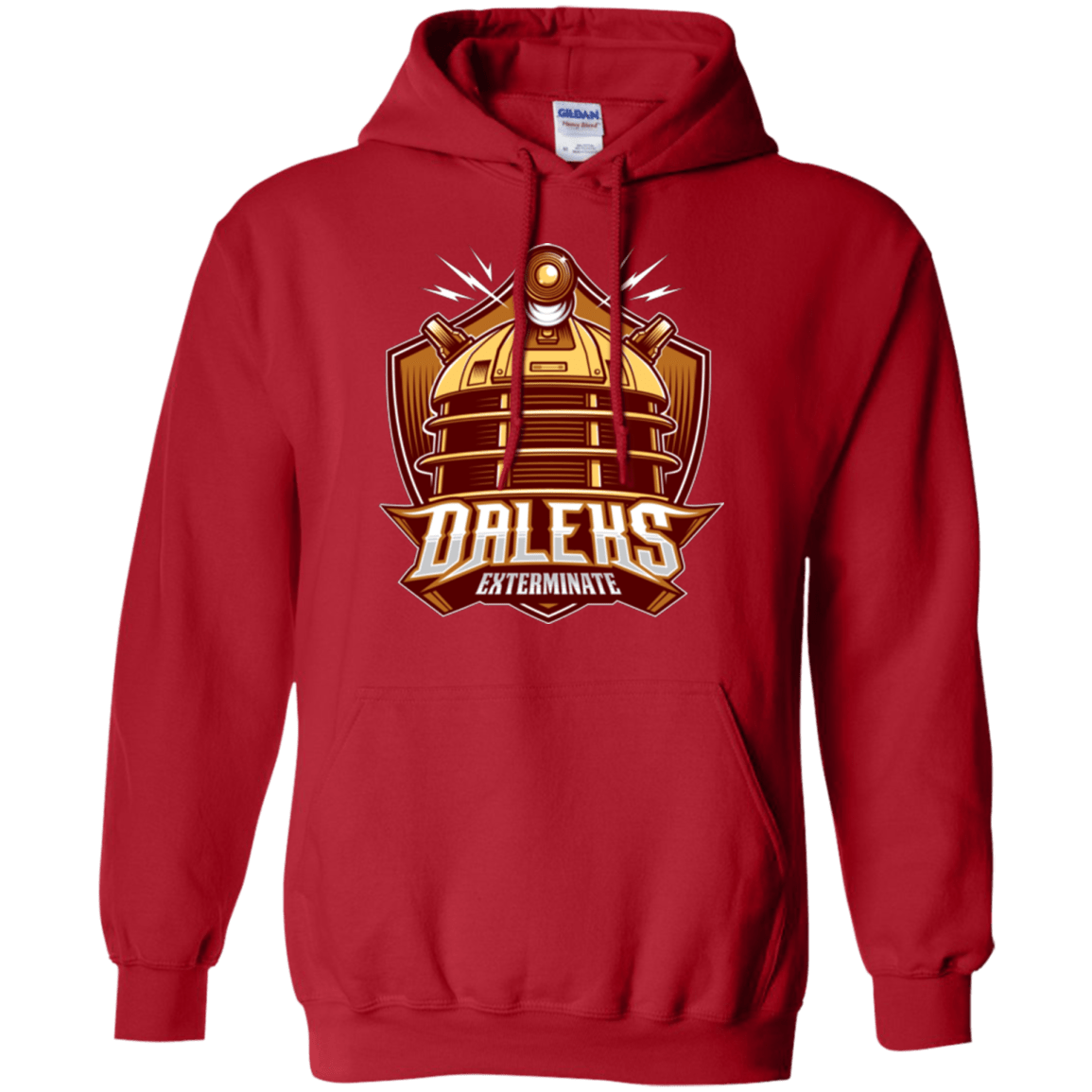 Sweatshirts Red / Small Dr. Who Daleks Pullover Hoodie