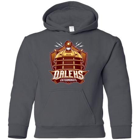Sweatshirts Charcoal / YS Dr. Who Daleks Youth Hoodie
