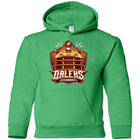 Sweatshirts Irish Green / YS Dr. Who Daleks Youth Hoodie