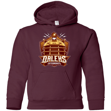 Sweatshirts Maroon / YS Dr. Who Daleks Youth Hoodie