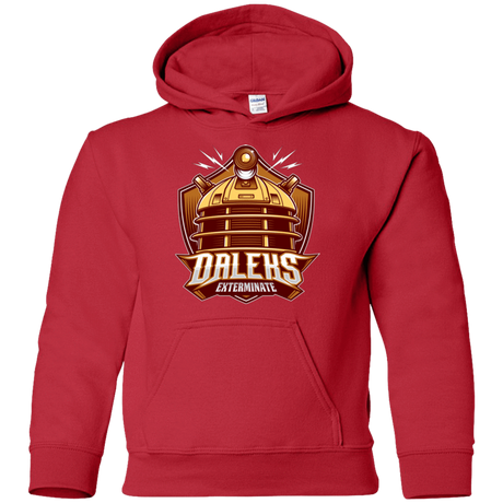 Sweatshirts Red / YS Dr. Who Daleks Youth Hoodie
