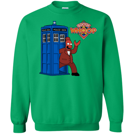 Sweatshirts Irish Green / Small Dr. Whoop Crewneck Sweatshirt