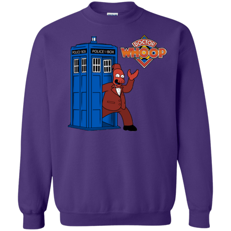 Sweatshirts Purple / Small Dr. Whoop Crewneck Sweatshirt