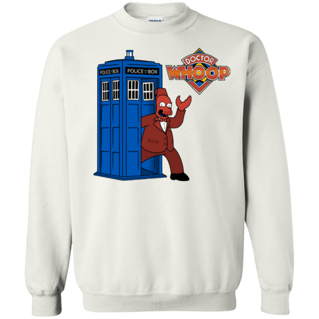 Sweatshirts White / Small Dr. Whoop Crewneck Sweatshirt