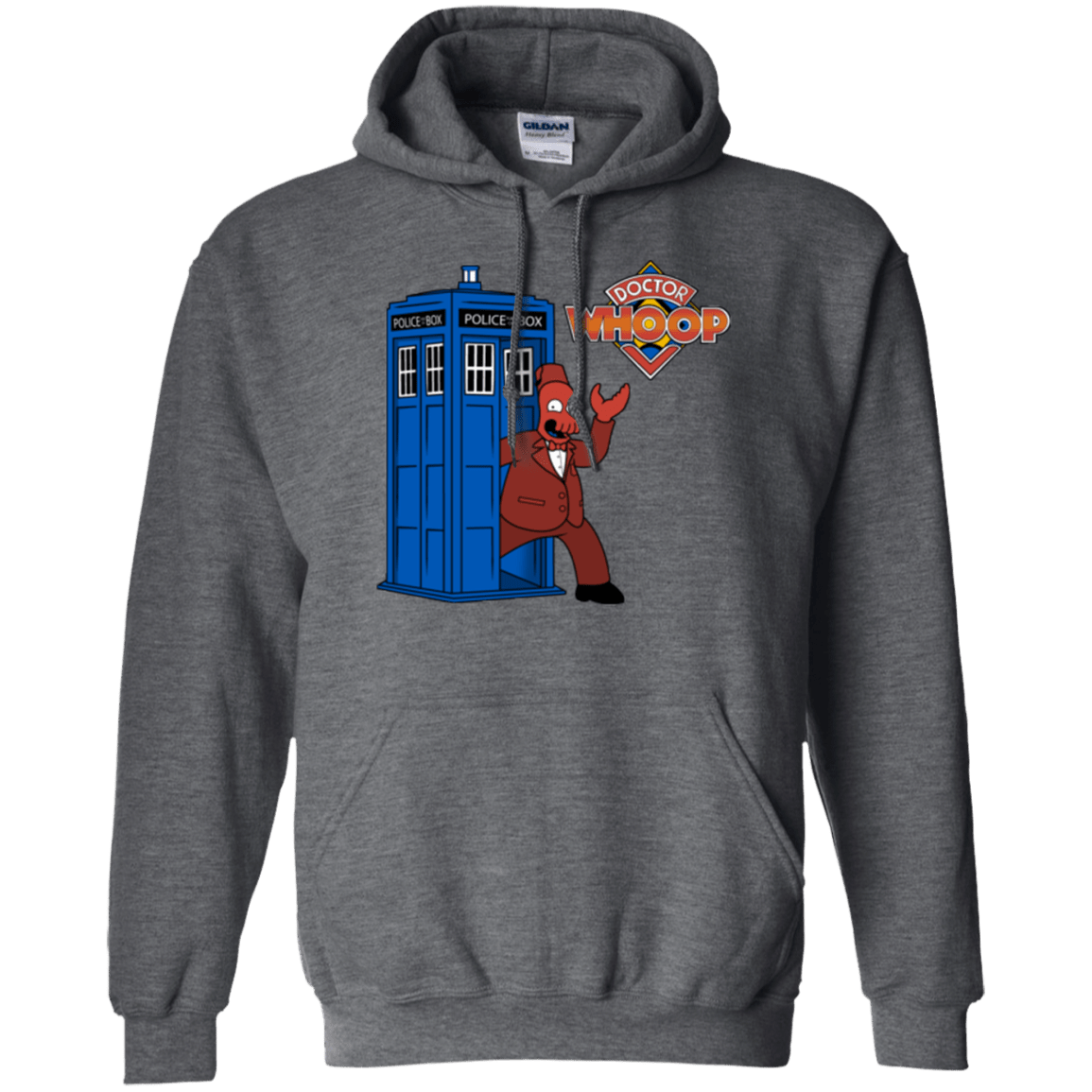 Sweatshirts Dark Heather / Small Dr. Whoop Pullover Hoodie