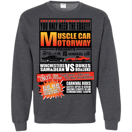 Sweatshirts Dark Heather / S Drag Race Crewneck Sweatshirt