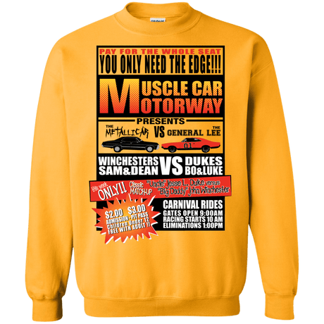 Sweatshirts Gold / S Drag Race Crewneck Sweatshirt