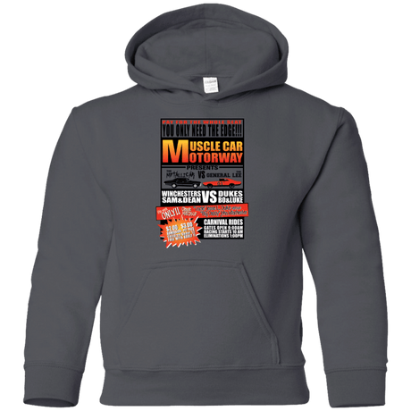 Sweatshirts Charcoal / YS Drag Race Youth Hoodie