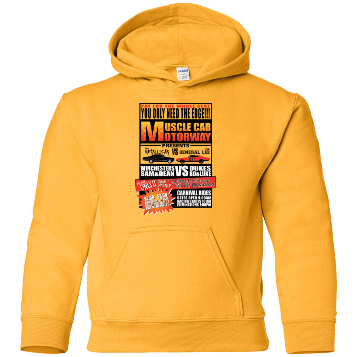 Sweatshirts Gold / YS Drag Race Youth Hoodie