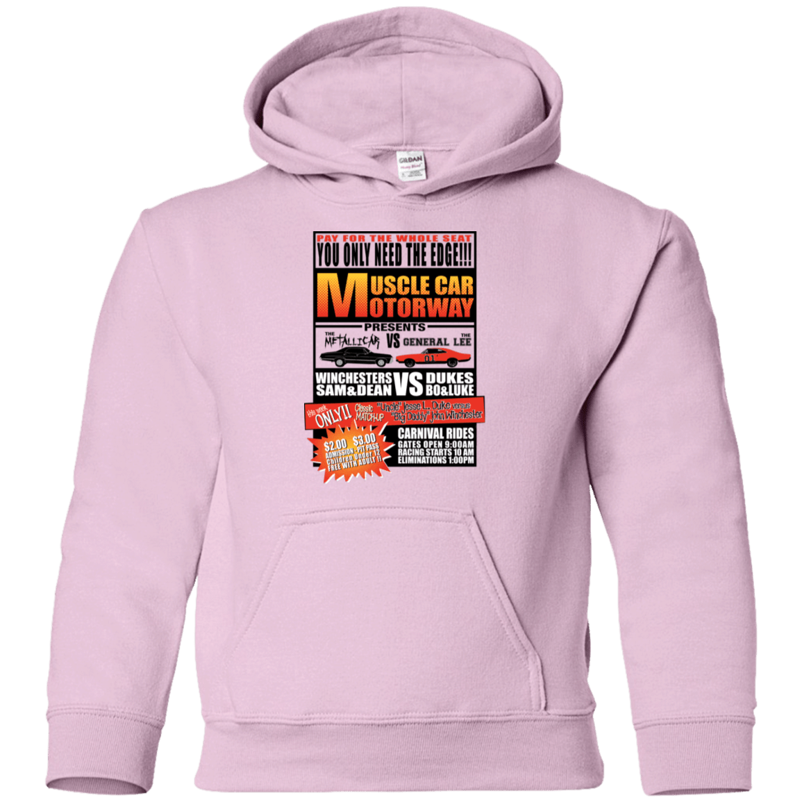 Sweatshirts Light Pink / YS Drag Race Youth Hoodie