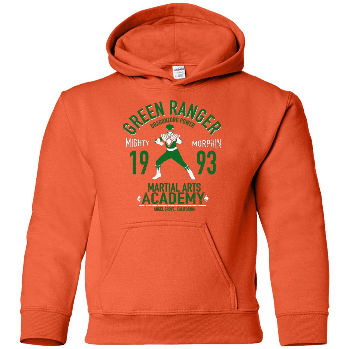 Sweatshirts Orange / YS Dragon Ranger Youth Hoodie