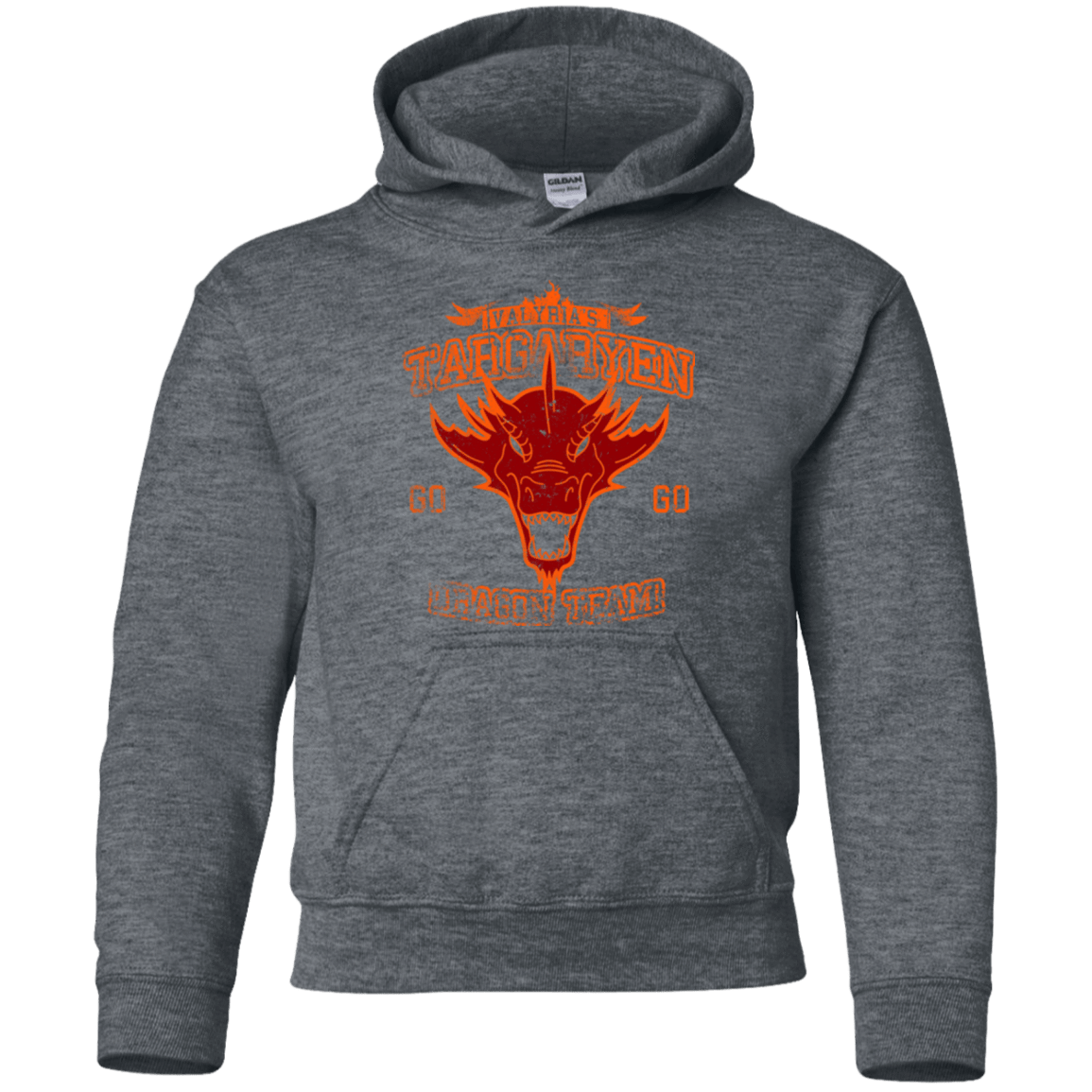 Sweatshirts Dark Heather / YS Dragon Team Youth Hoodie