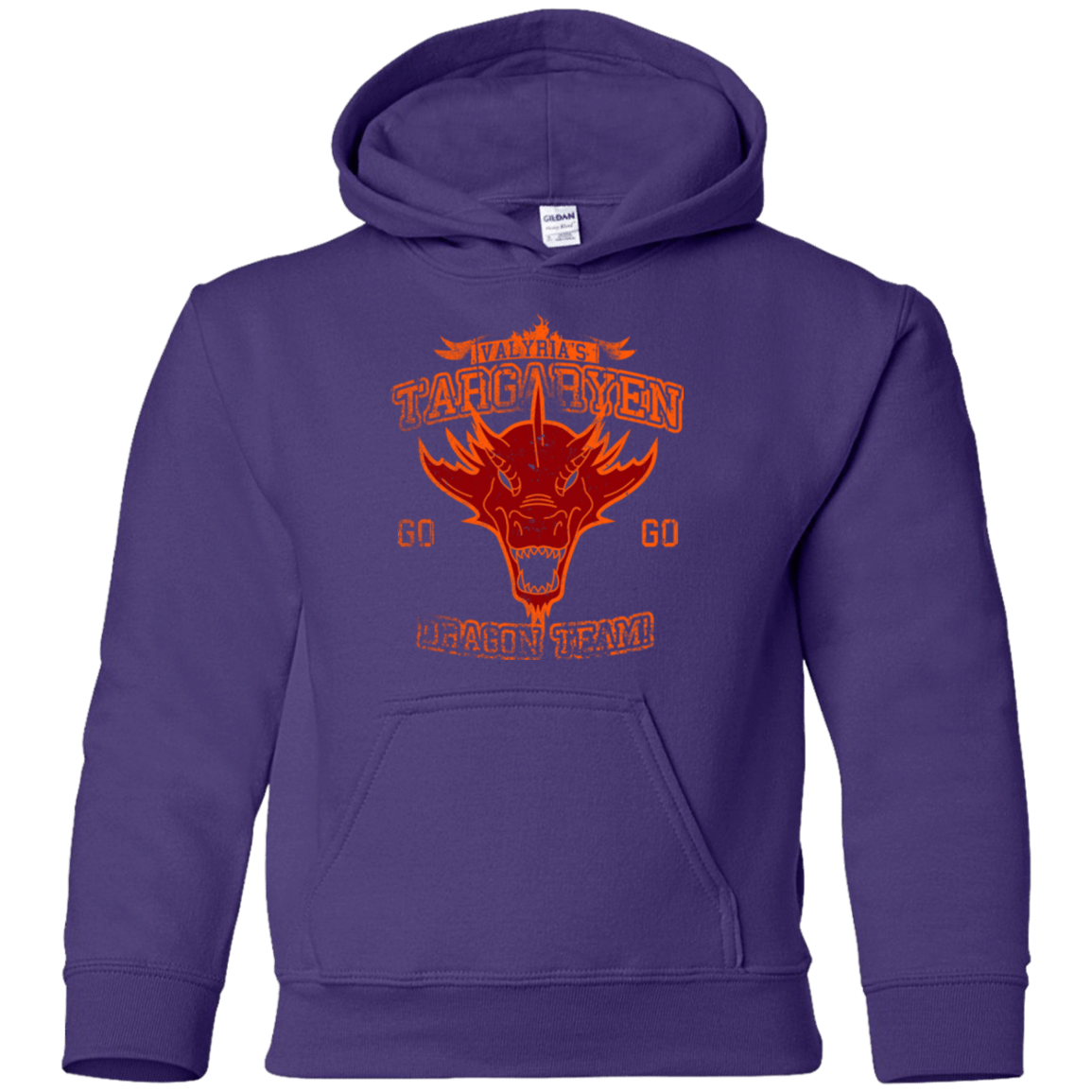 Sweatshirts Purple / YS Dragon Team Youth Hoodie