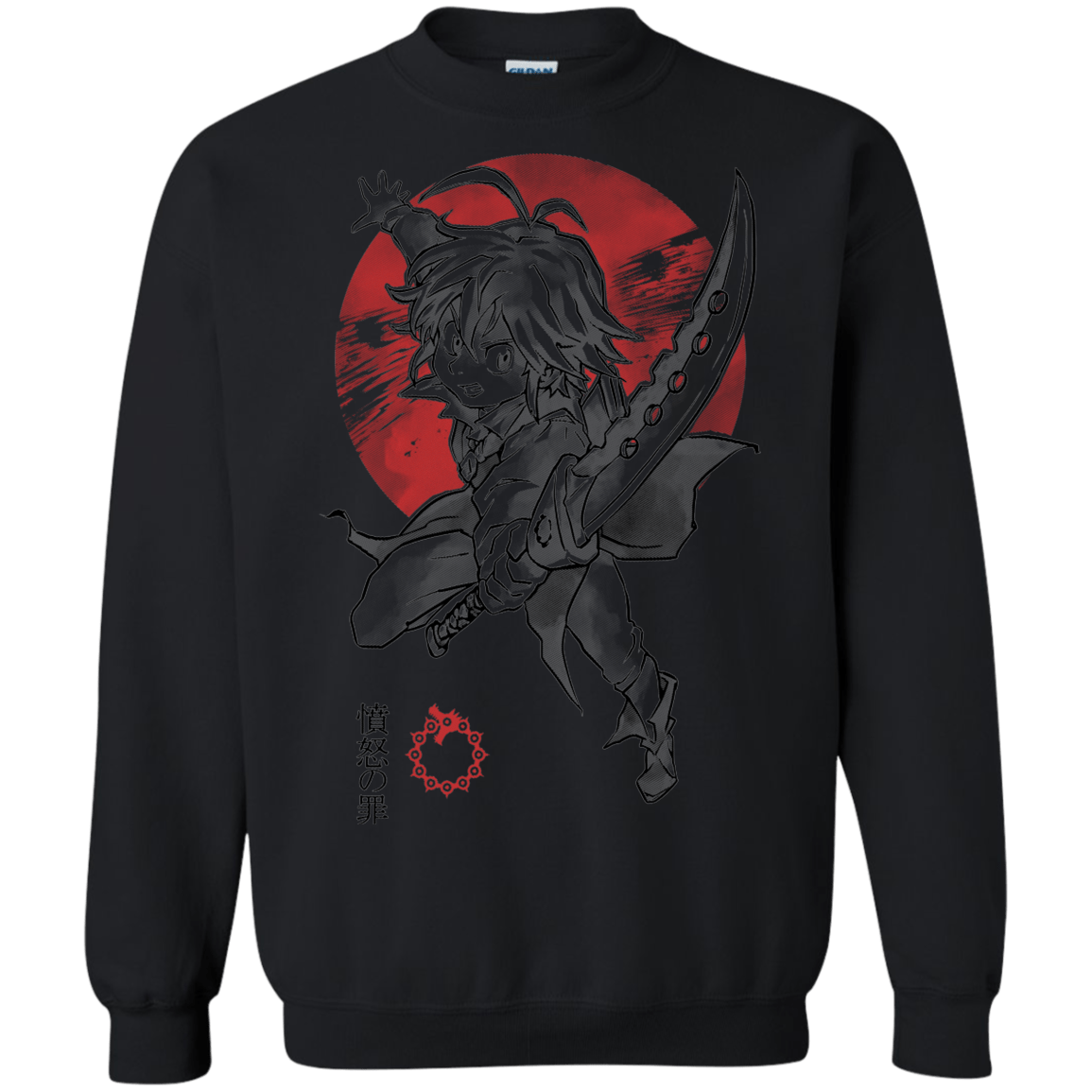 Sweatshirts Black / S Dragon Wrath Crewneck Sweatshirt