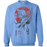 Sweatshirts Carolina Blue / S Dragon Wrath Crewneck Sweatshirt