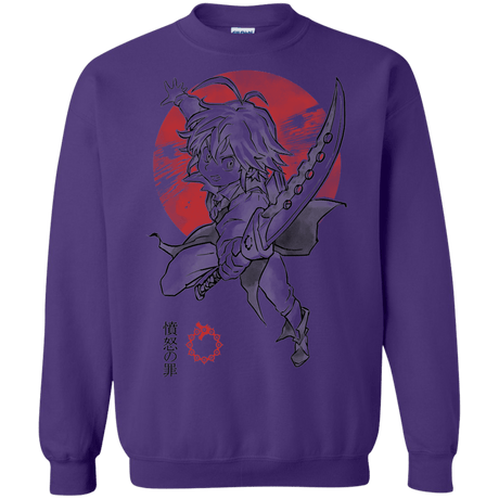 Sweatshirts Purple / S Dragon Wrath Crewneck Sweatshirt