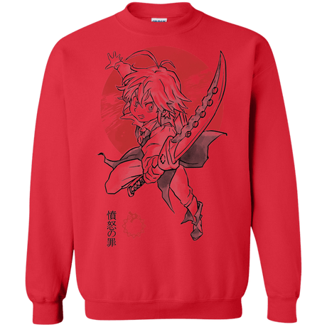 Sweatshirts Red / S Dragon Wrath Crewneck Sweatshirt