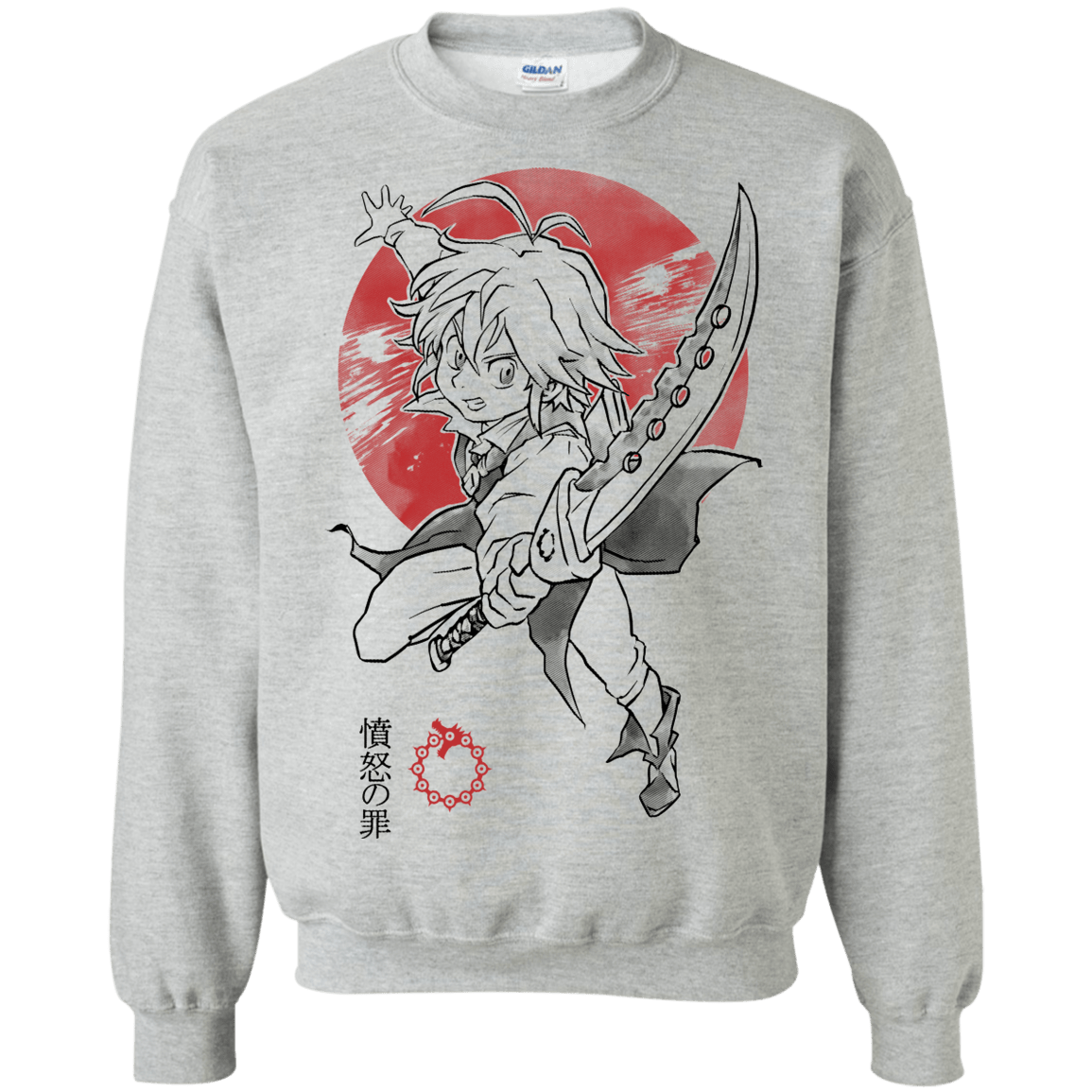 Sweatshirts Sport Grey / S Dragon Wrath Crewneck Sweatshirt