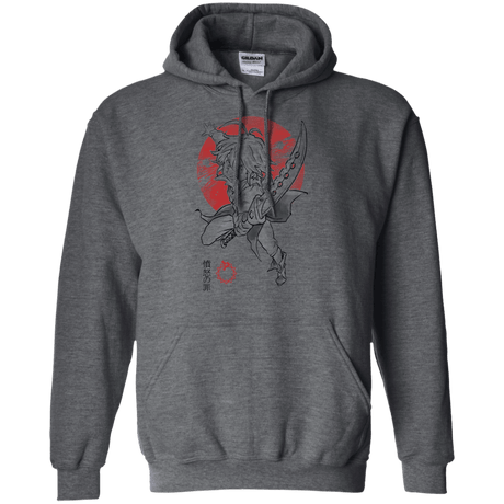 Sweatshirts Dark Heather / S Dragon Wrath Pullover Hoodie