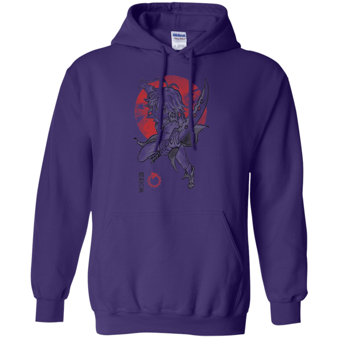 Sweatshirts Purple / S Dragon Wrath Pullover Hoodie