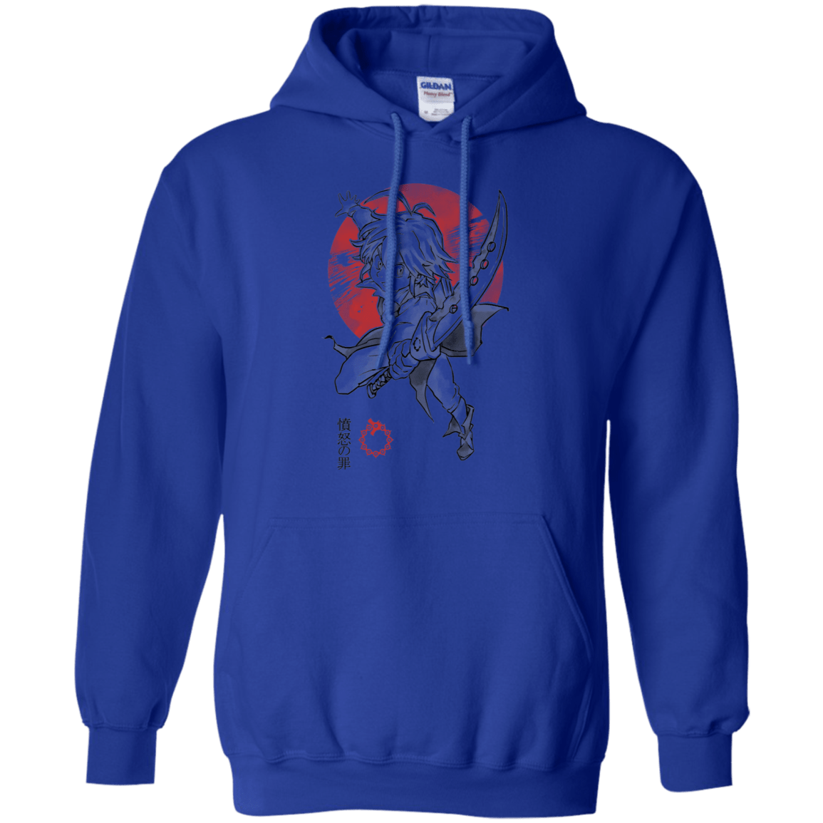 Sweatshirts Royal / S Dragon Wrath Pullover Hoodie