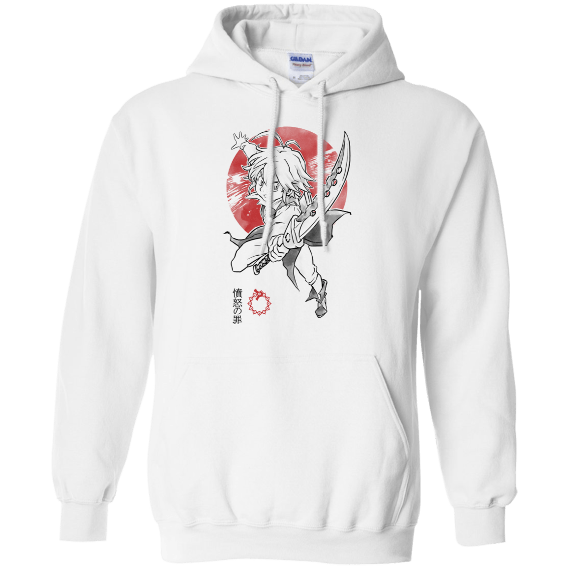 Sweatshirts White / S Dragon Wrath Pullover Hoodie