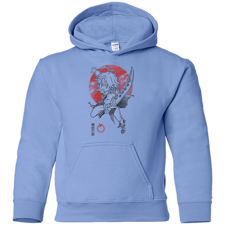 Sweatshirts Carolina Blue / YS Dragon Wrath Youth Hoodie