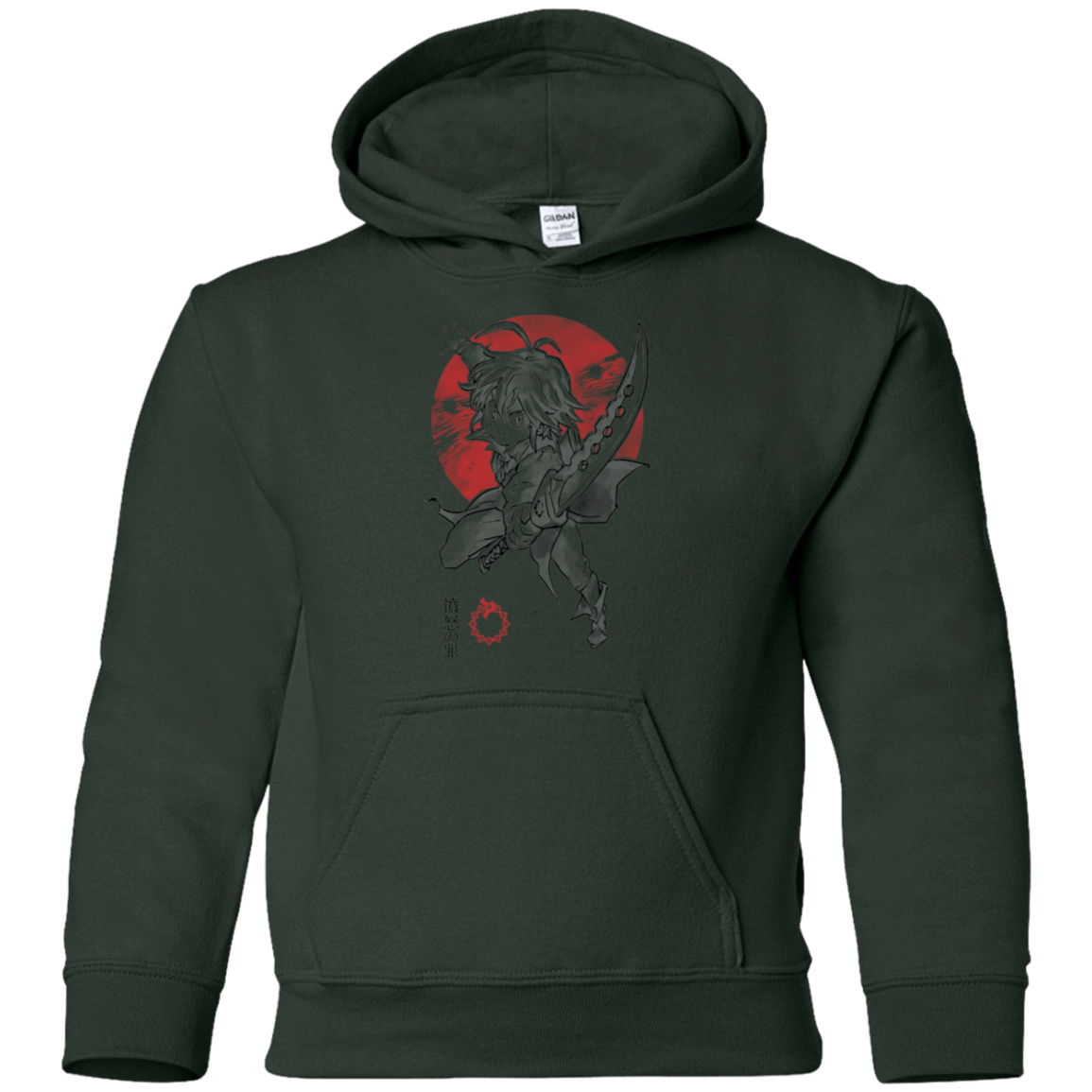 Sweatshirts Forest Green / YS Dragon Wrath Youth Hoodie