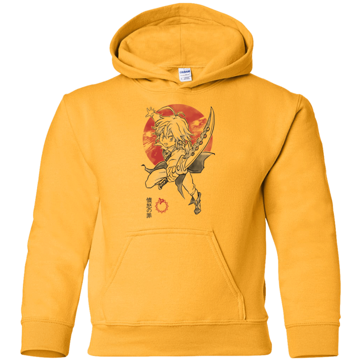 Sweatshirts Gold / YS Dragon Wrath Youth Hoodie