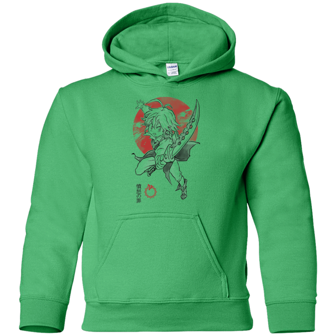 Sweatshirts Irish Green / YS Dragon Wrath Youth Hoodie