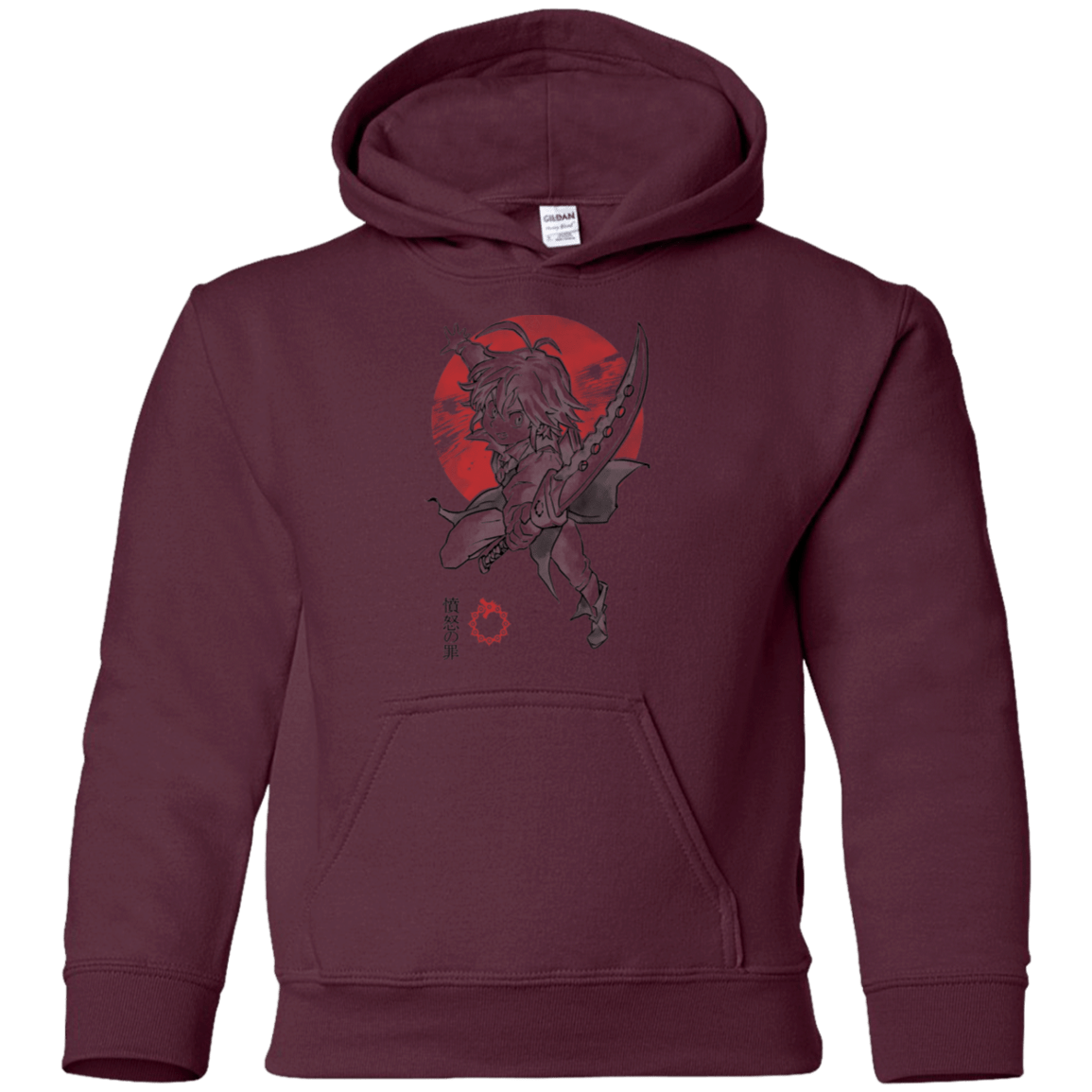 Sweatshirts Maroon / YS Dragon Wrath Youth Hoodie