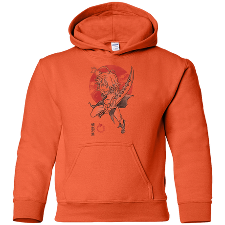 Sweatshirts Orange / YS Dragon Wrath Youth Hoodie