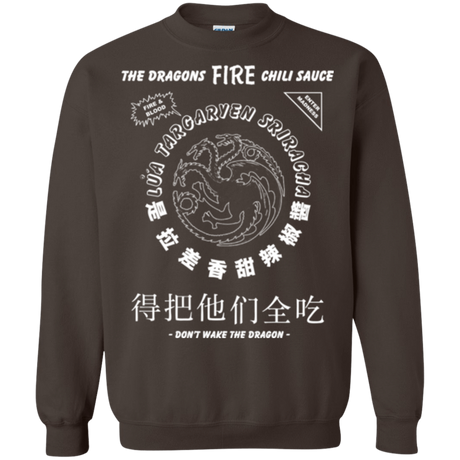 Sweatshirts Dark Chocolate / Small Dragons Fire Chili Sauce Crewneck Sweatshirt