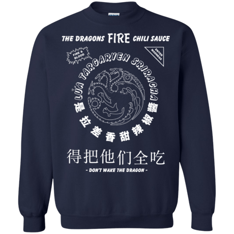 Sweatshirts Navy / Small Dragons Fire Chili Sauce Crewneck Sweatshirt