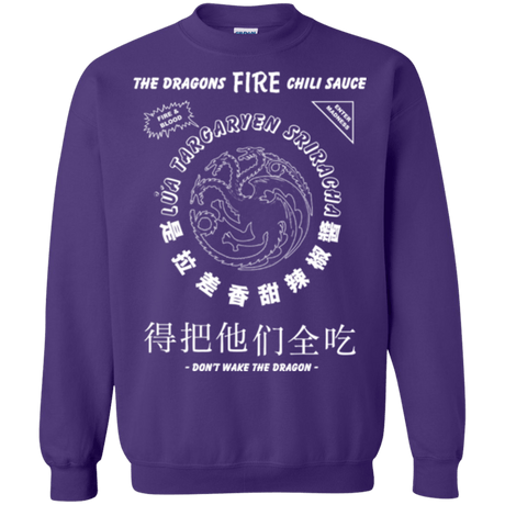 Sweatshirts Purple / Small Dragons Fire Chili Sauce Crewneck Sweatshirt