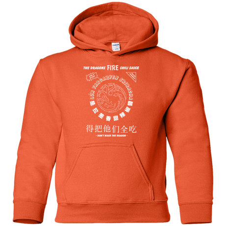 Sweatshirts Orange / YS Dragons Fire Chili Sauce Youth Hoodie