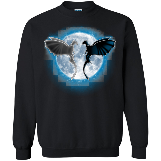 Sweatshirts Black / S Dragons Moon Crewneck Sweatshirt
